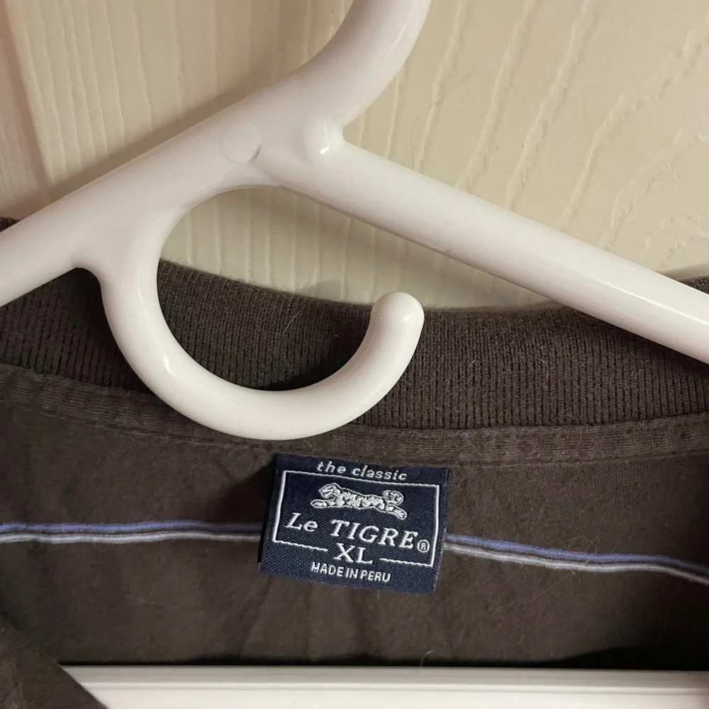 LE TIGRE MENS SHORT SLEEVE POLO - Picture 2 of 5